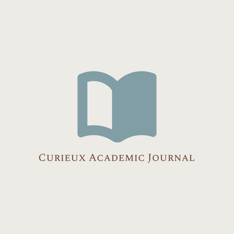 Curieux Academic Journal book emblem and wordmark